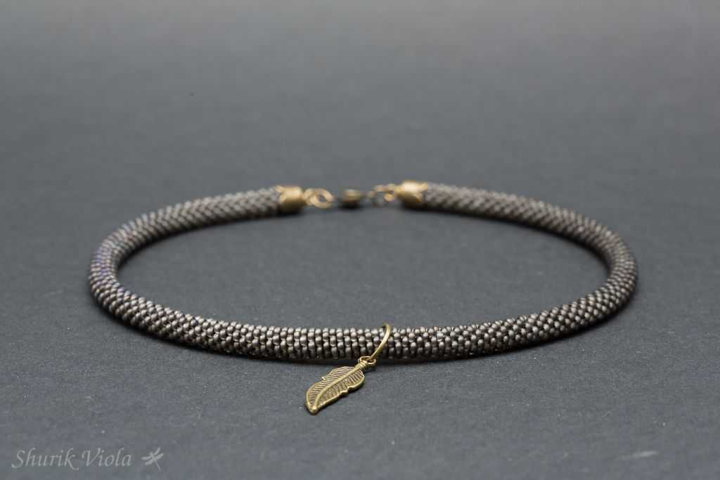 Necklace or two turns bracelet / Collier ou bracelet à deux tours - Shurik Viola