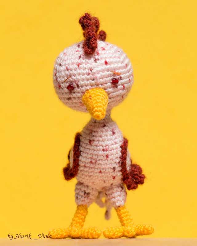 Crochet toy cock / Jouet en crochet le coq - Shurik Viola