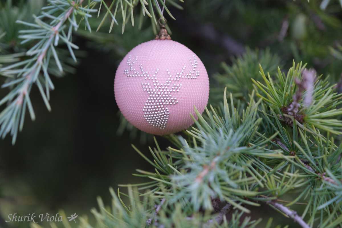 Boule de Noël "Cerf" / Christmas ball "Deer" 