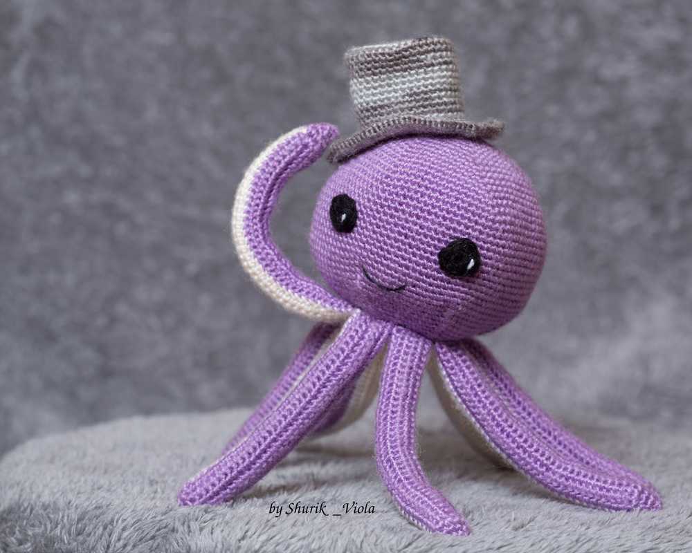 Crochet toy octopus / Jouet en crochet la pieuvre - Shurik Viola